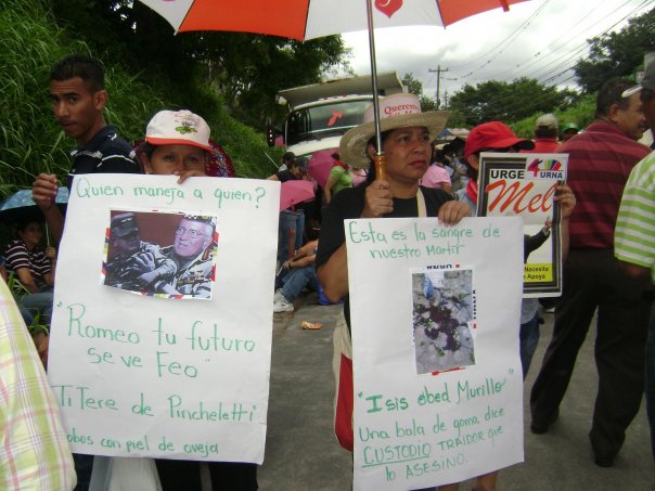 After 17 days of struggle against the golpistas, the people of Honduras continue the massive protests... (from a note on Carlos Marentes' facebook page)