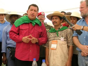 Chavez and via campesina]